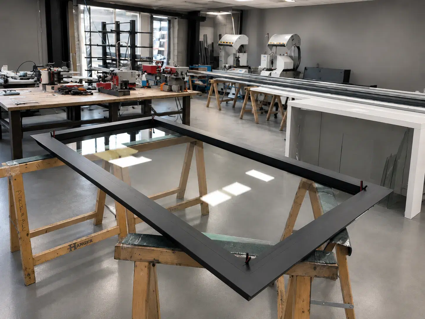 Joinery Orange Workshop of the company KDM Menuiserie