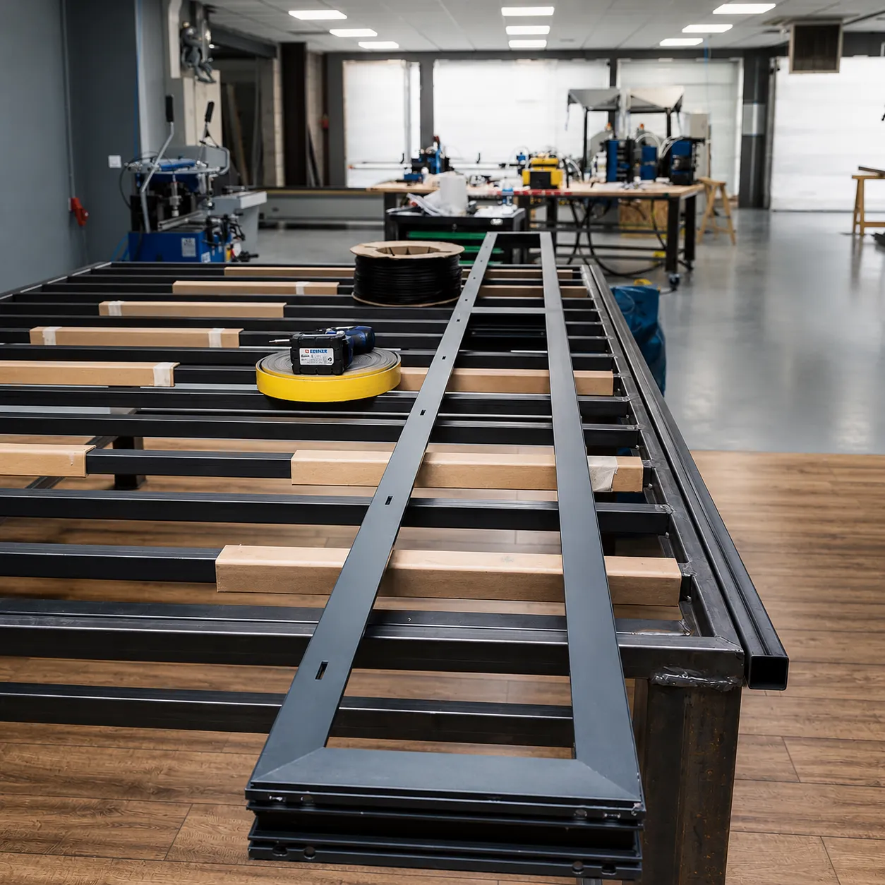 Joinery Orange Workshop of the company KDM Menuiserie