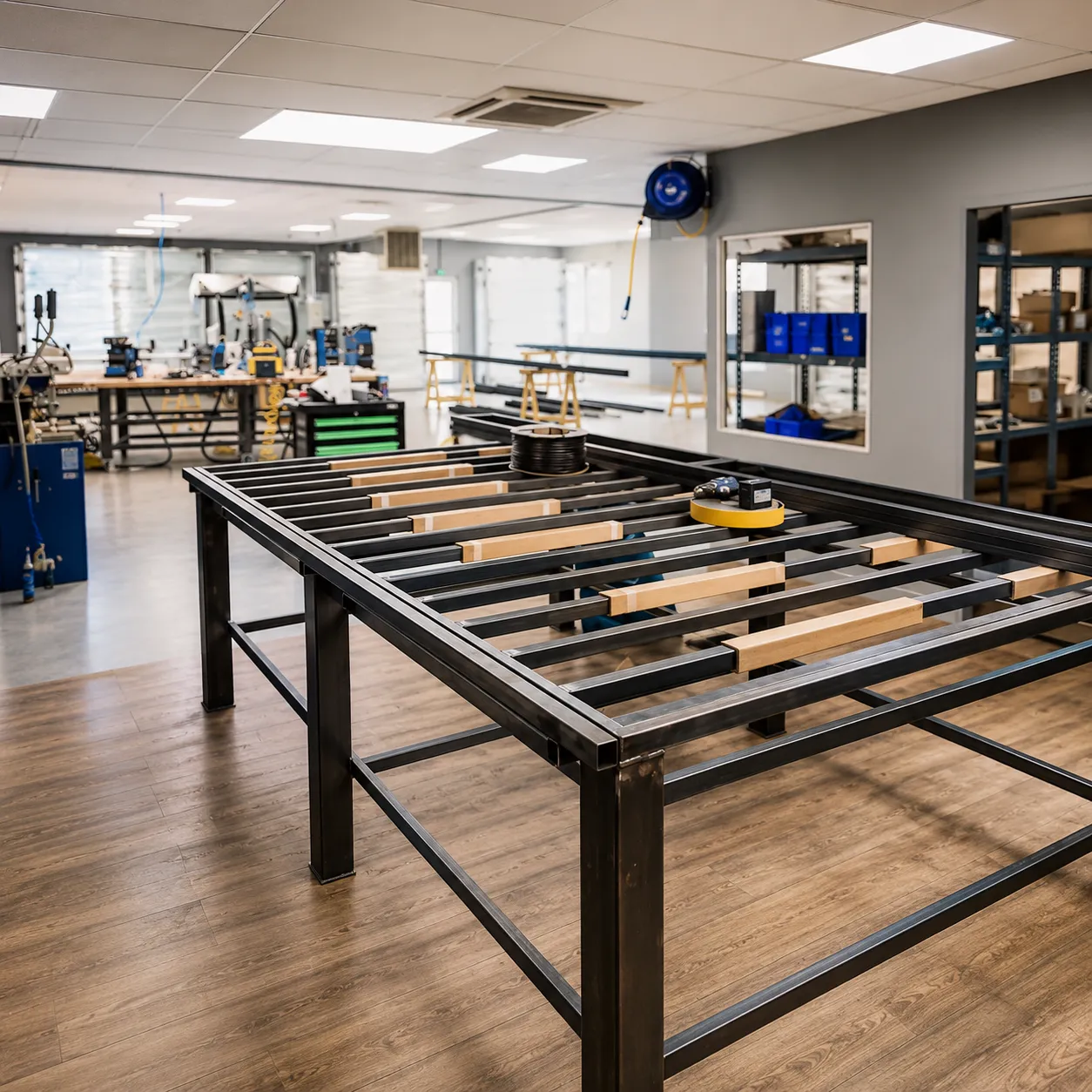 Joinery Orange Workshop of the company KDM Menuiserie