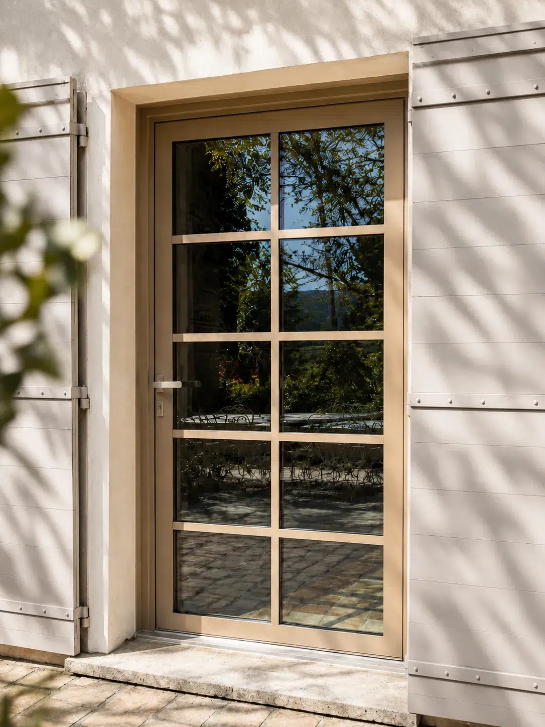 Glass door, windows, aluminum-wood swing shutters KDM Menuiserie