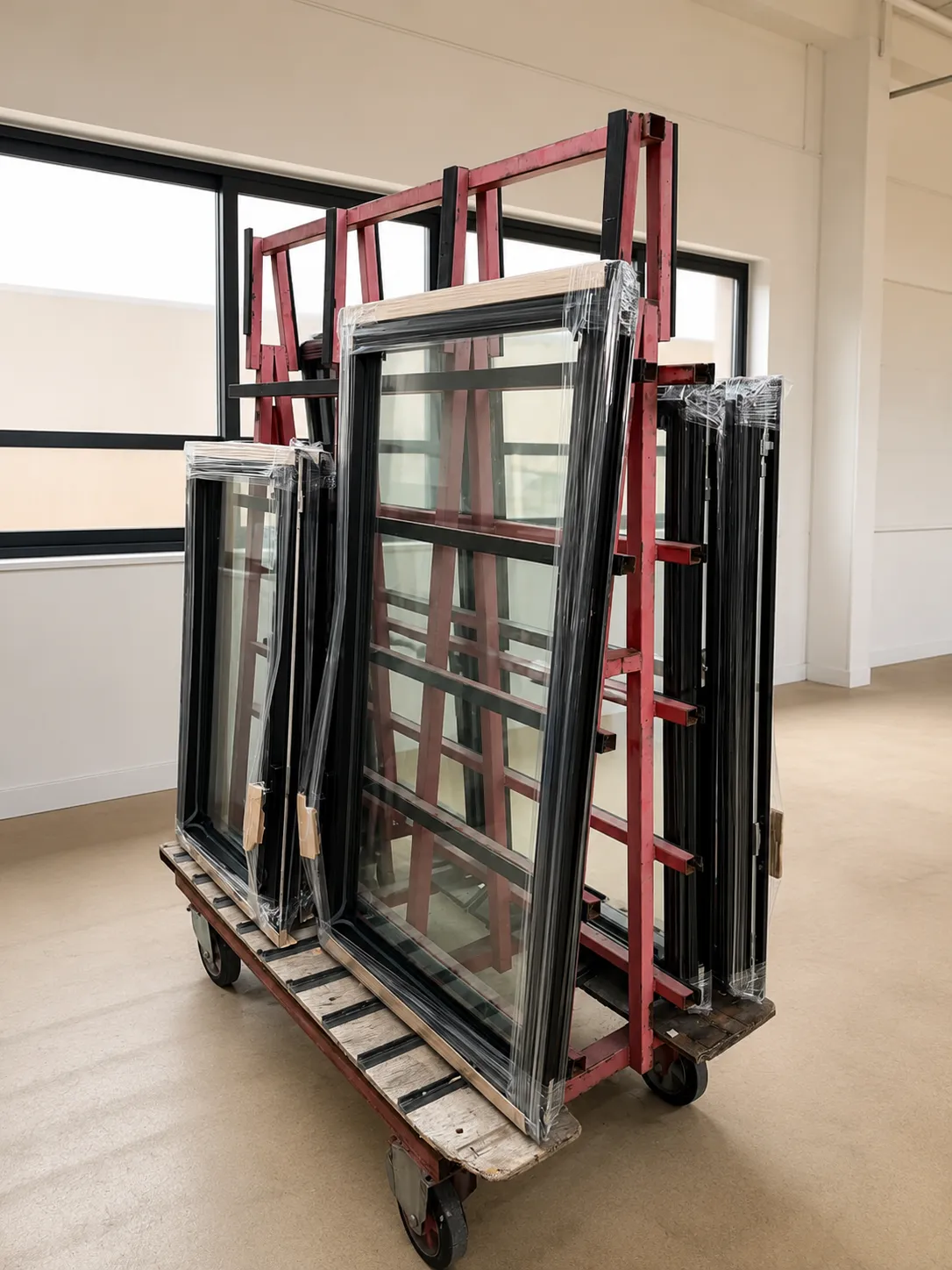 Carpenter Orange Workshop of the company KDM Menuiserie Glass partitions