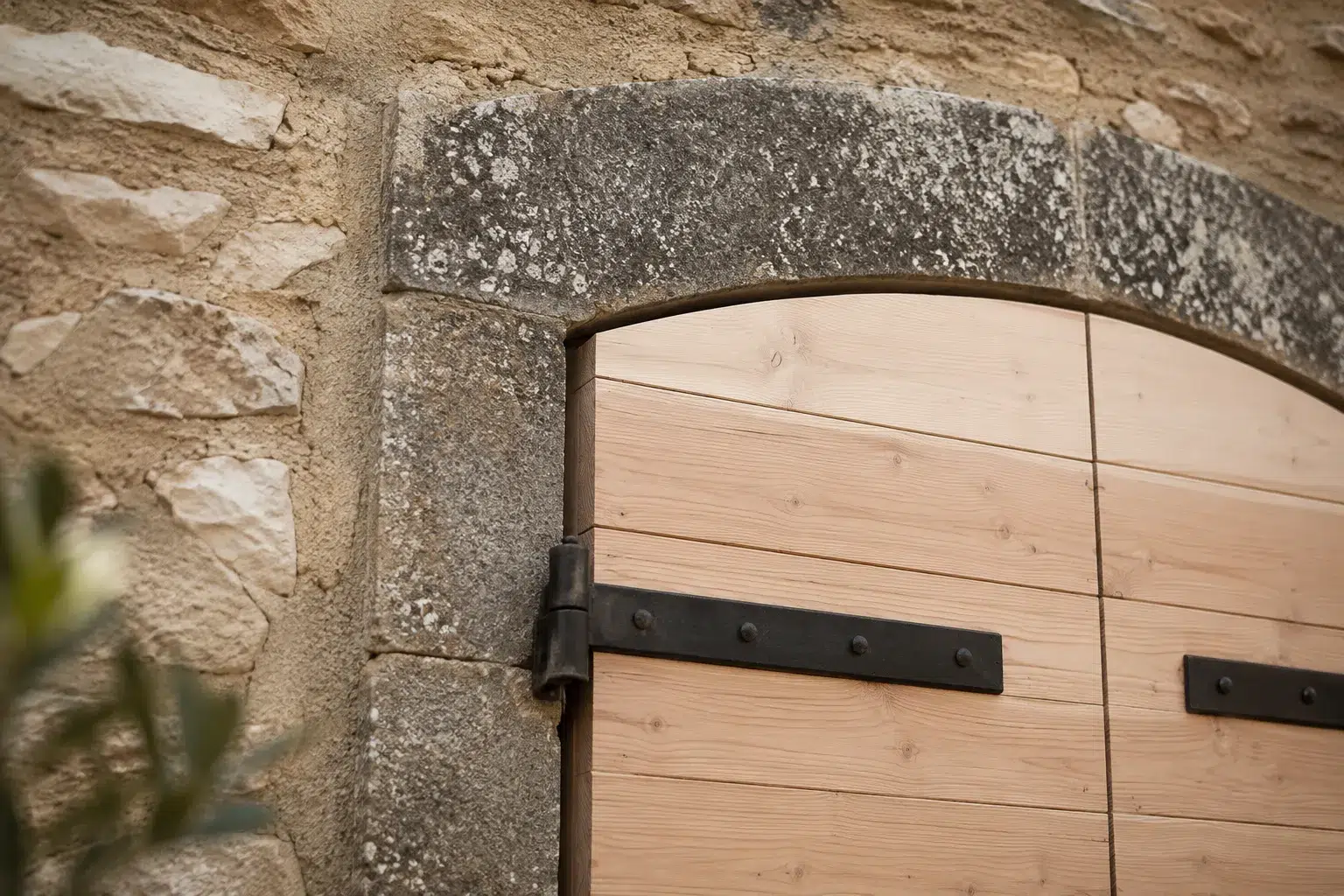 Restoration of wooden shutters exterior joinery historic monuments Isère