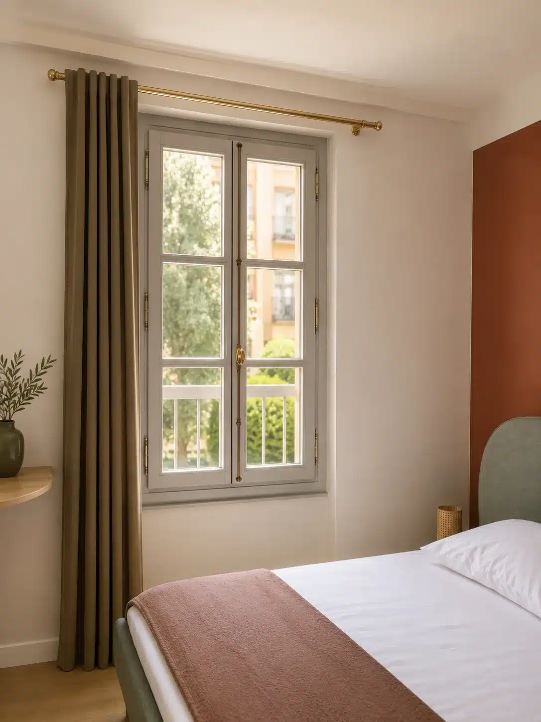 Wooden windows and French doors for a townhouse in a protected historic city center KDM
